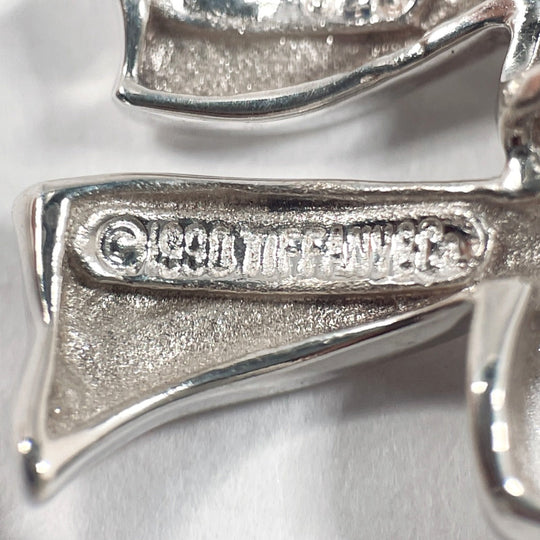 TIFFANY&Co. Necklace Silver925 Silver ribbon Women Used Authentic