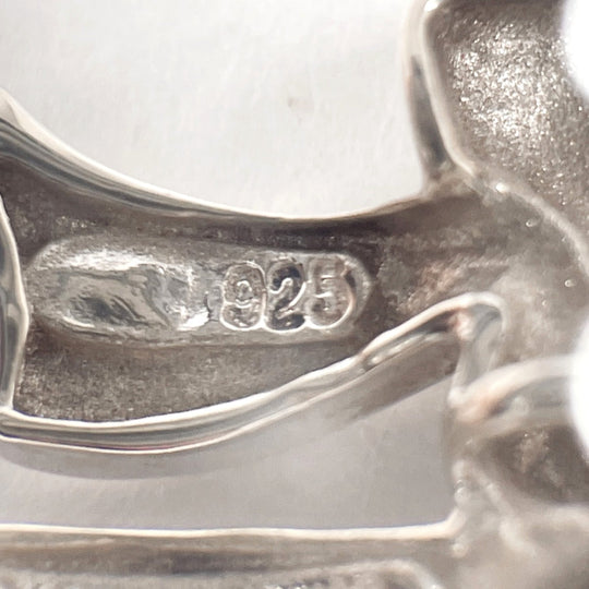 TIFFANY&Co. Necklace Silver925 Silver ribbon Women Used Authentic