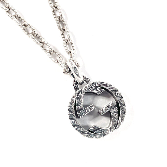GUCCI Necklace 455307 J8400 0811 Silver925 Silver Interlocking G