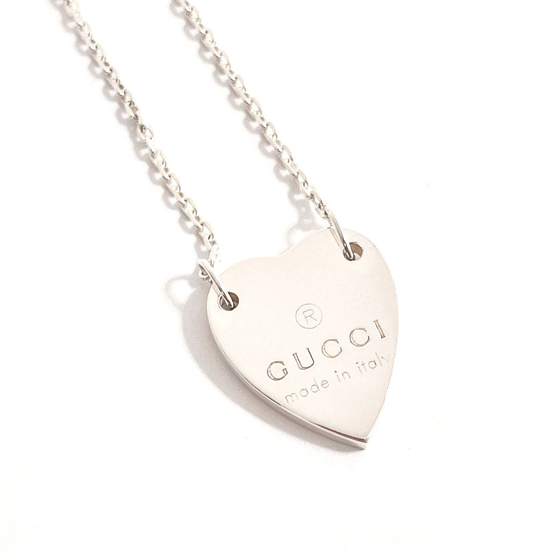 GUCCI Necklace 223512 J8400 8106 Silver925 Silver Trademark Heart