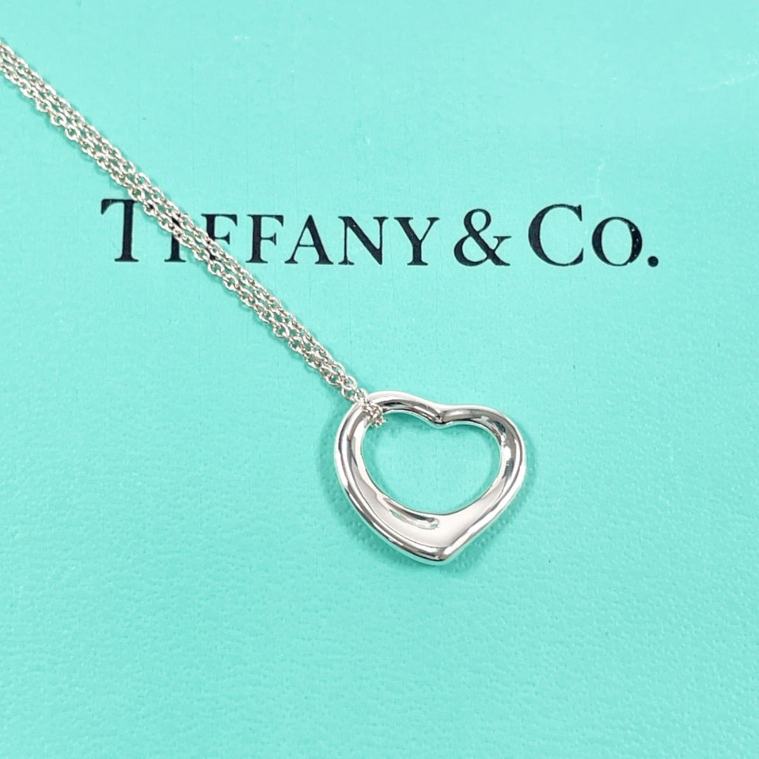TIFFANY&Co. Necklace Silver925 Silver El Saperetti Open heart
