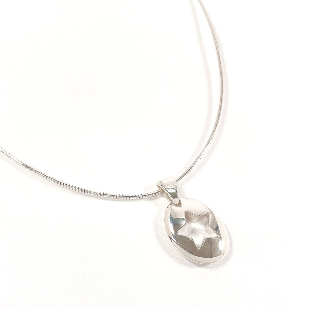 TIFFANY&Co. Necklace Silver925 Silver Star Cutout
