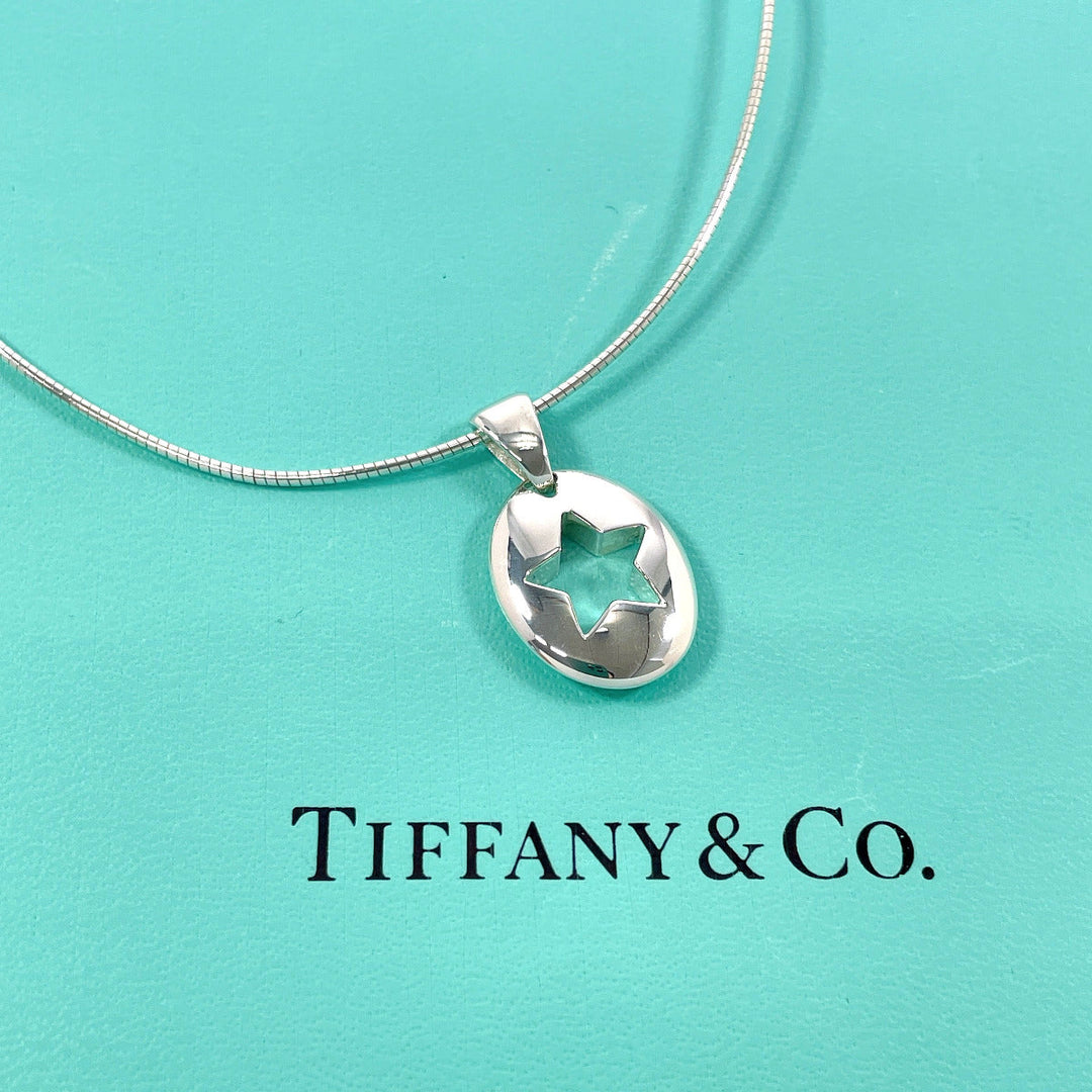 TIFFANY&Co. Necklace Silver925 Silver Star Cutout