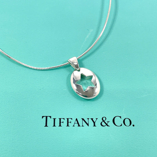 TIFFANY&Co. Necklace Silver925 Silver Star Cutout