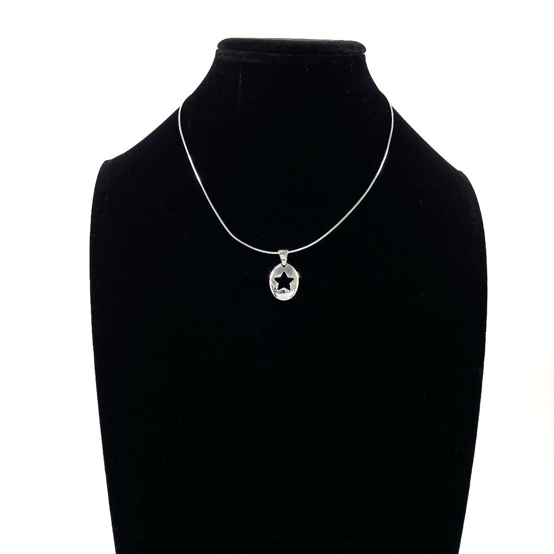 TIFFANY&Co. Necklace Silver925 Silver Star Cutout