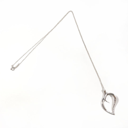 TIFFANY&Co. Necklace Silver925 Silver Leaf heart