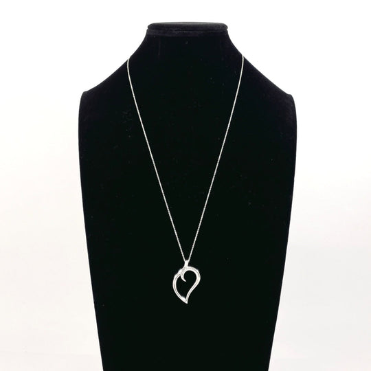 TIFFANY&Co. Necklace Silver925 Silver Leaf heart