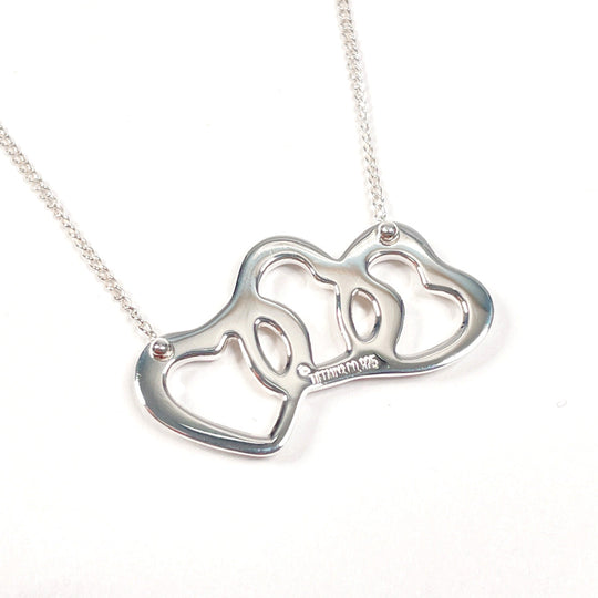 TIFFANY&Co. Necklace Silver925 Silver Triple heart