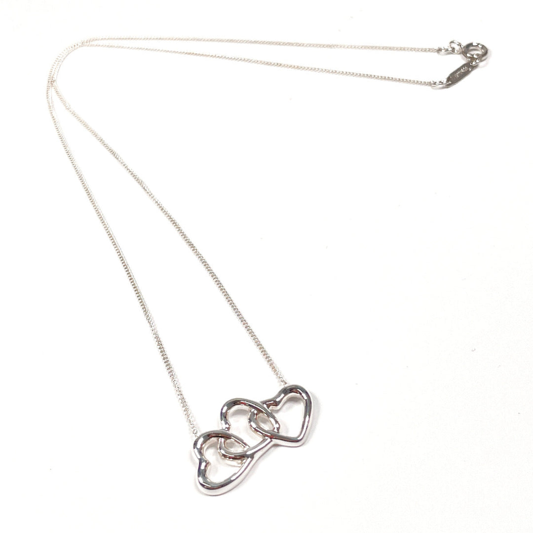 TIFFANY&Co. Necklace Silver925 Silver Triple heart