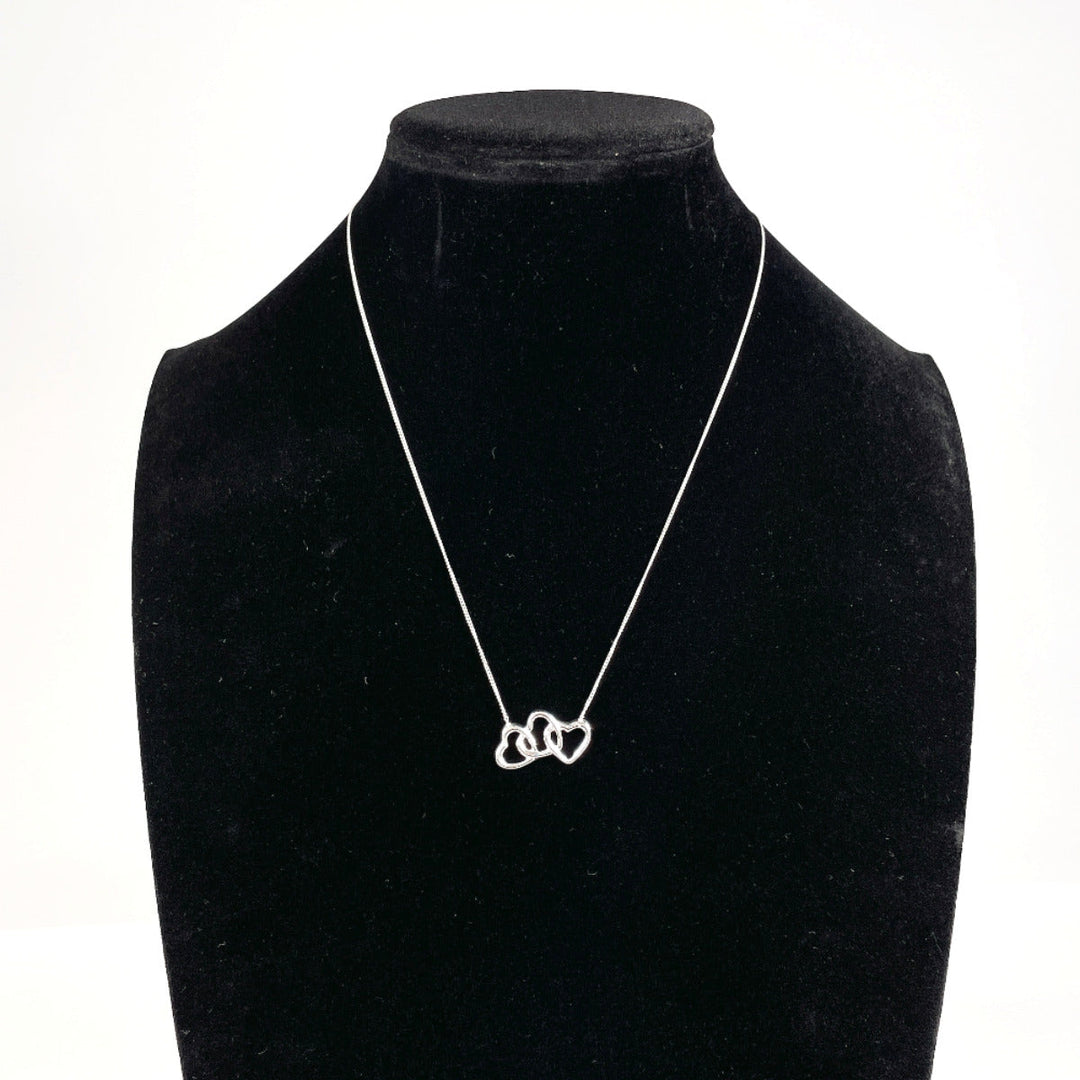 TIFFANY&Co. Necklace Silver925 Silver Triple heart