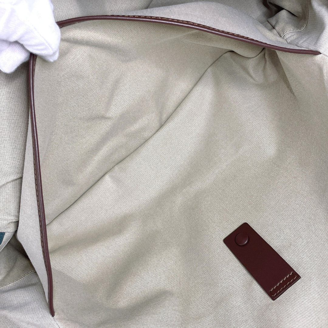 MARNI Boston Duffel bag leather blue Color block