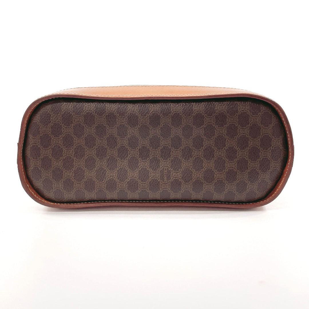 CELINE Tote Bag PVC Brown Macadam Women Used Authentic