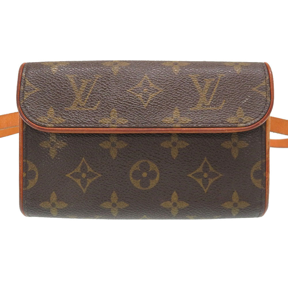 LOUIS VUITTON Waist bag M51855 Monogram canvas Brown Monogram Florentine Women Used Authentic