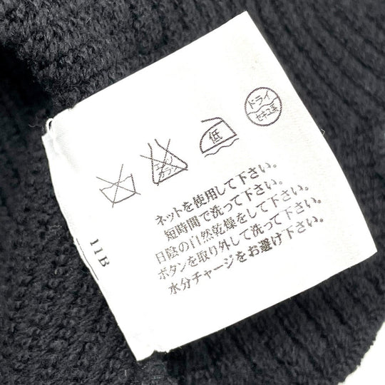 CHANEL setup P29091K00191 Wool, Rayon, Cashmere / Polyester black 06A Glitter knit flare skirt Women 38/34 Used Authentic