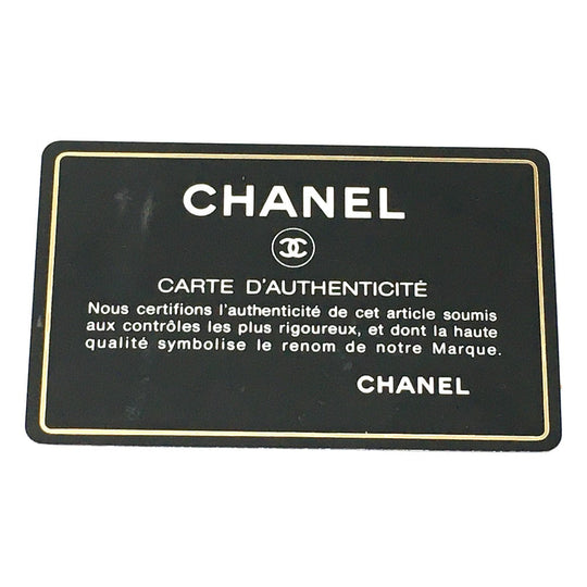 CHANEL Shoulder Bag lambskin Brown logo Sacosh unisex(Unisex) Used Authentic