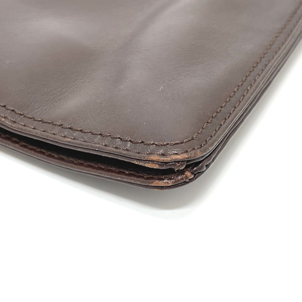 CHANEL Shoulder Bag lambskin Brown logo Sacosh unisex(Unisex) Used Authentic