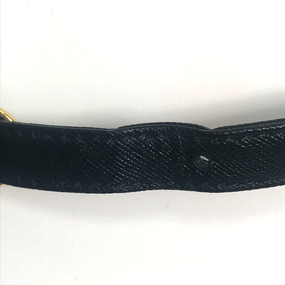 GIVENCHY Handbag leather black Shoulder Bag vintage unisex(Unisex) Used Authentic