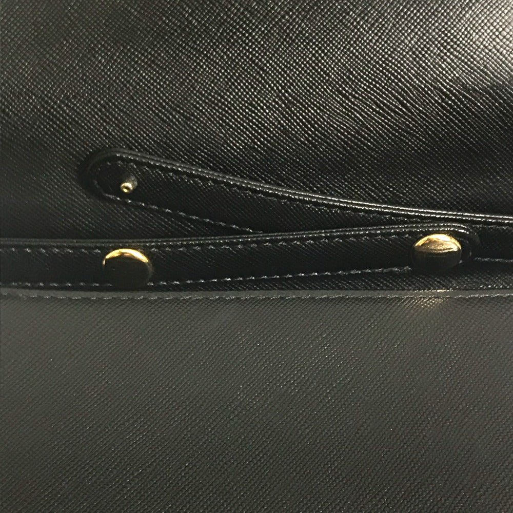 GIVENCHY Handbag leather black Shoulder Bag vintage unisex(Unisex) Used Authentic