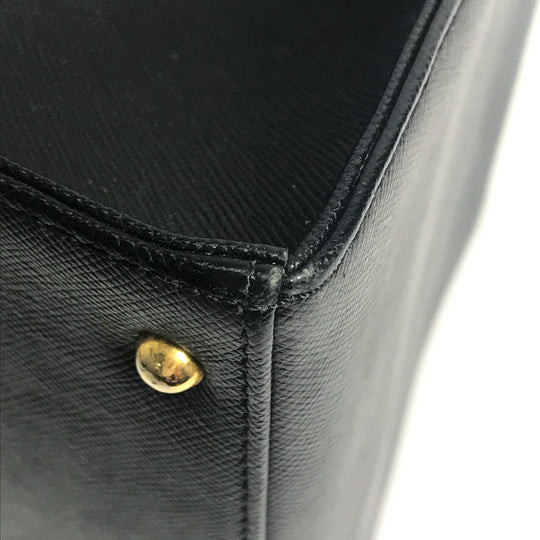 GIVENCHY Handbag leather black Shoulder Bag vintage unisex(Unisex) Used Authentic