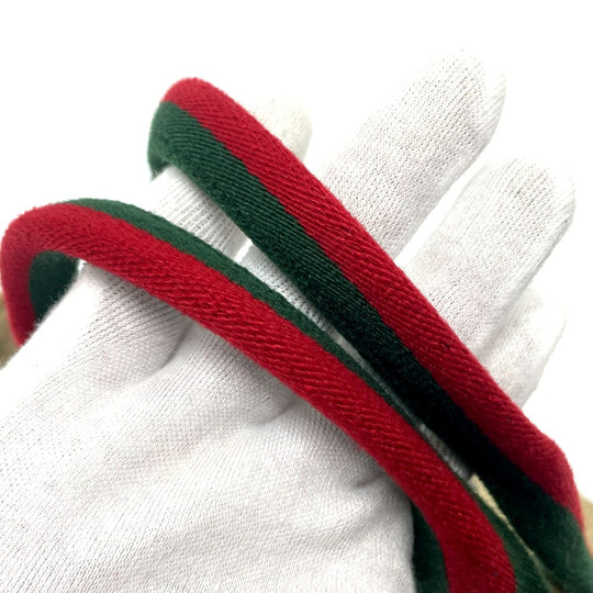 GUCCI Tote Bag 374433 GG canvas beige GG Sherry line Women Used Authentic