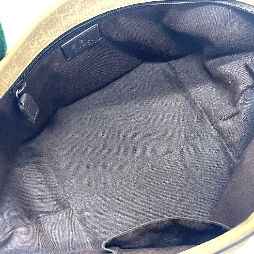 GUCCI Tote Bag 374433 GG canvas beige GG Sherry line Women Used Authentic