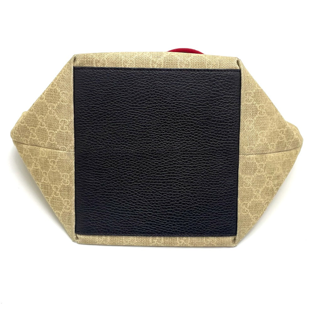 GUCCI Tote Bag 374433 GG canvas beige GG Sherry line Women Used Authentic