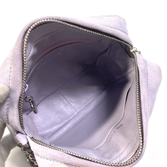 CHANEL Shoulder Bag suede purple CC COCO Mark Crossbody Mini matrasse Women Used Authentic