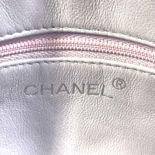 CHANEL Shoulder Bag suede purple CC COCO Mark Crossbody Mini matrasse Women Used Authentic