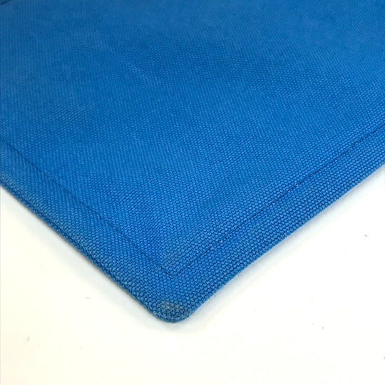 HERMES Pouch canvas Blue x red The King of Cats MITSOU Mitsu Cat Pouch Women Used Authentic