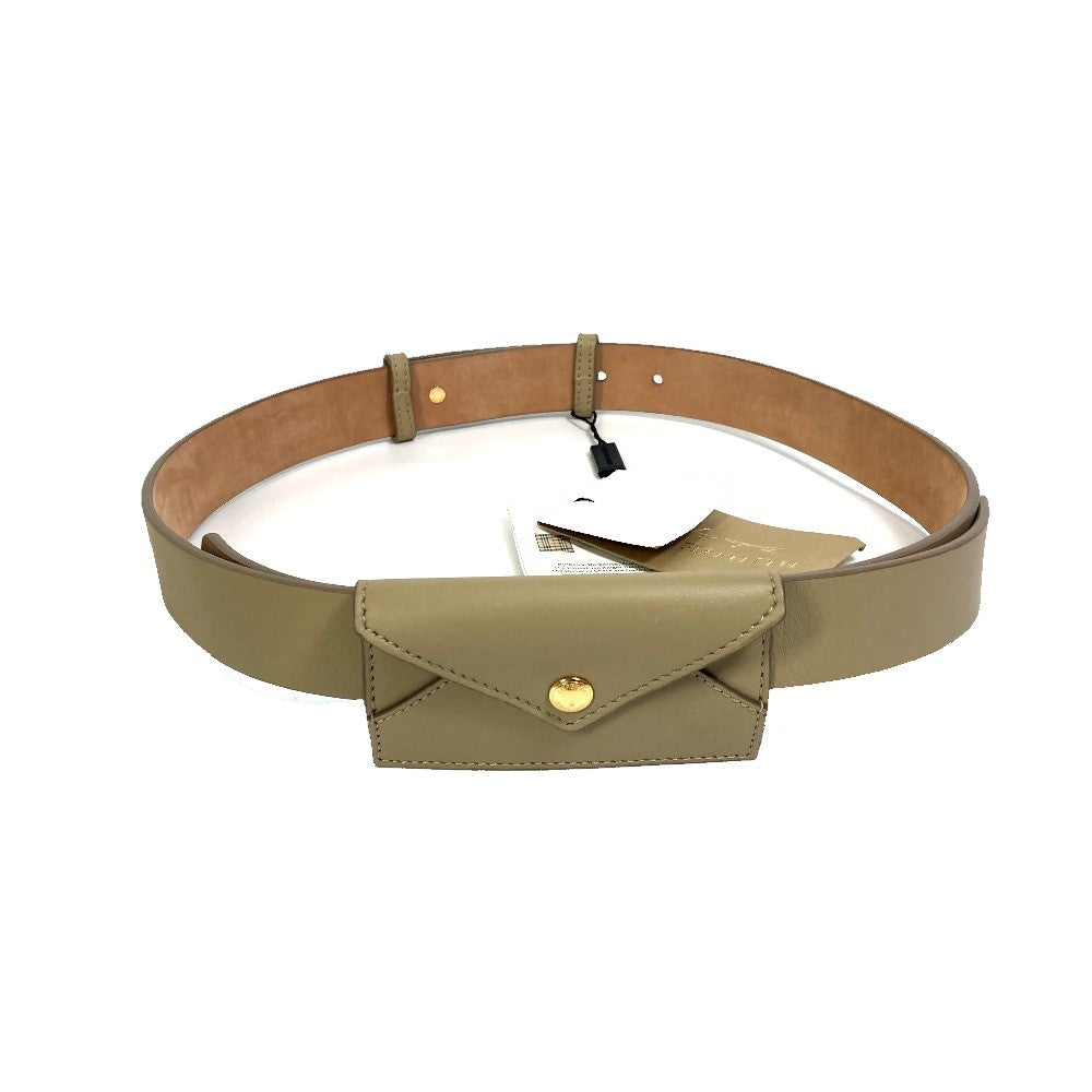 BURBERRY belt 8012136 leather beige ENVELOPE 30/75