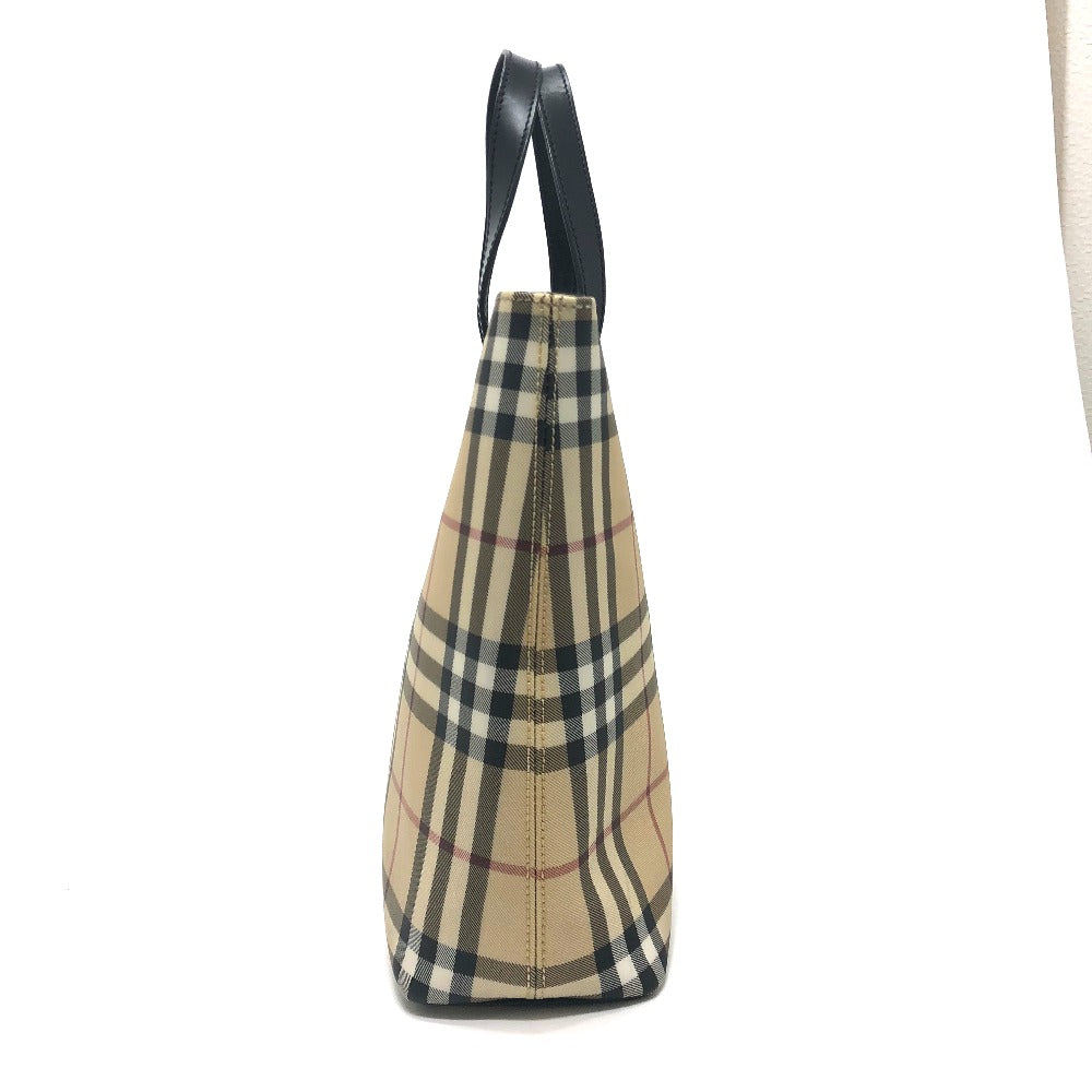 BURBERRY Tote Bag PVC / Leather beige check