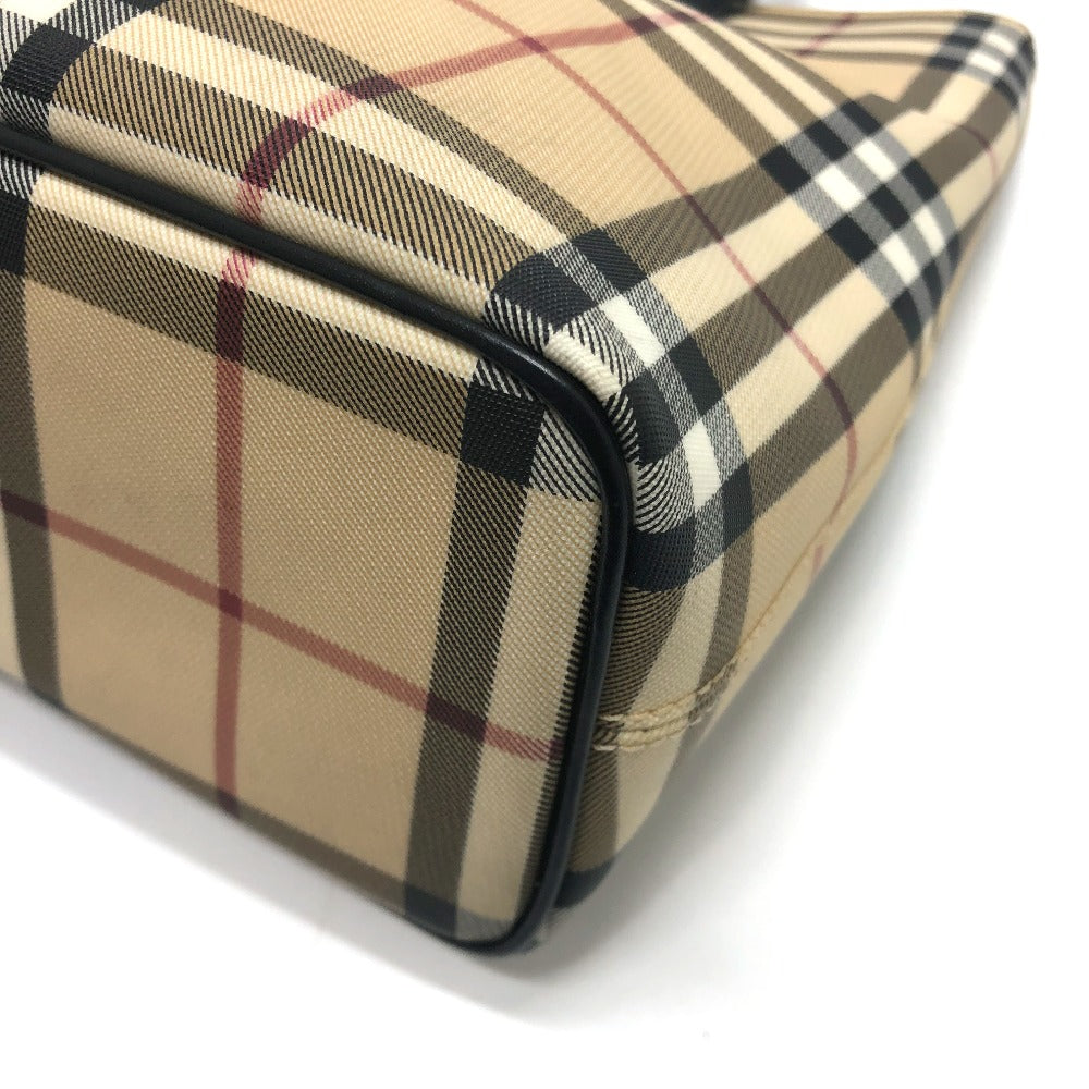 BURBERRY Tote Bag PVC / Leather beige check