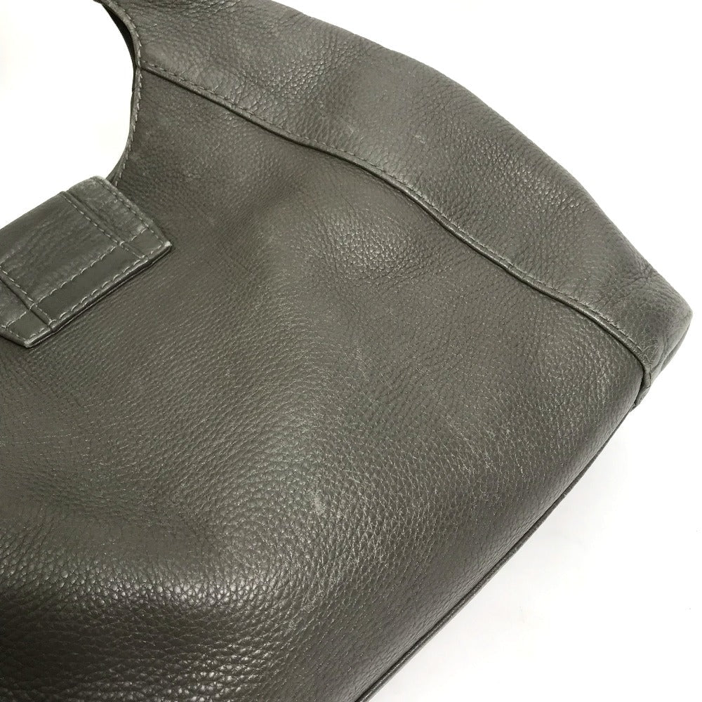 GUCCI Tote Bag 268747 leather Brown D-shaped ring Women Secondhand Authentic