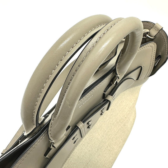 BURBERRY Handbag 4076673 Canvas / leather beige Belt bag medium Women Used Authentic