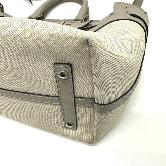 BURBERRY Handbag 4076673 Canvas / leather beige Belt bag medium Women Used Authentic