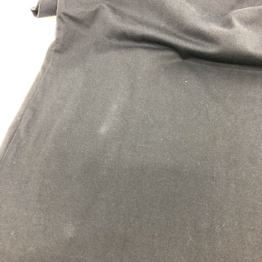 HERMES one piece cotton black Embroidery pocket dress dress Women 42 Used Authentic