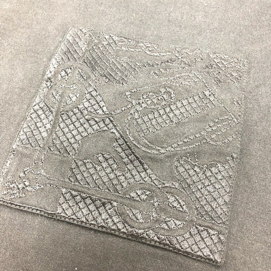 HERMES one piece cotton black Embroidery pocket dress dress Women 42 Used Authentic