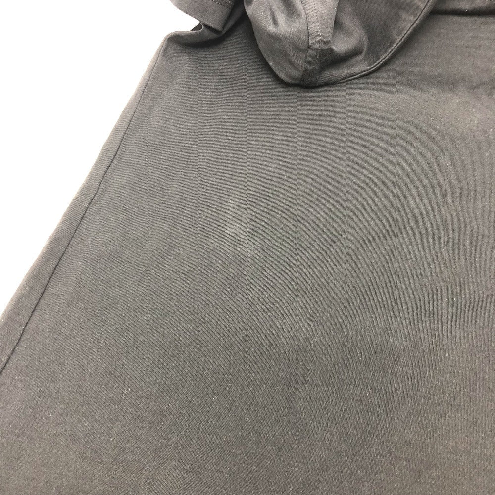 HERMES one piece cotton black Embroidery pocket dress dress Women 42 Used Authentic