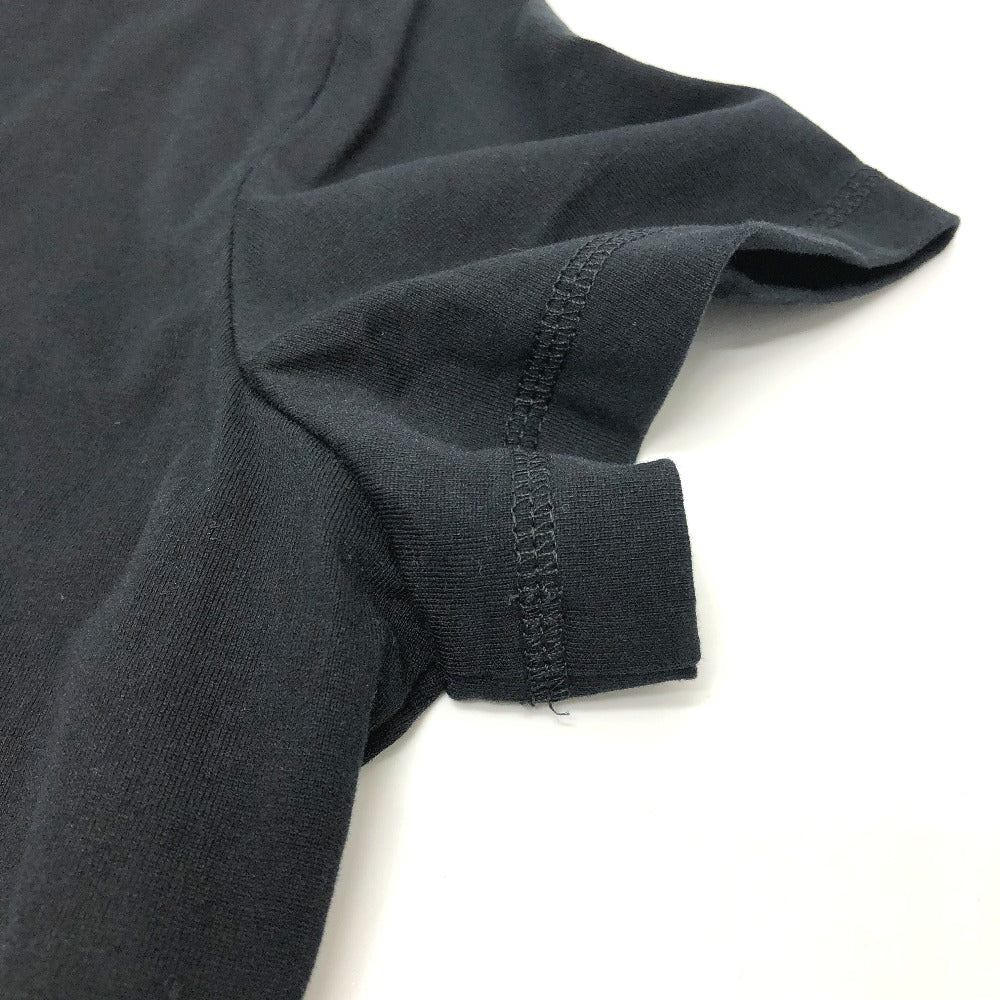 HERMES one piece cotton black Embroidery pocket dress dress Women 42 Used Authentic