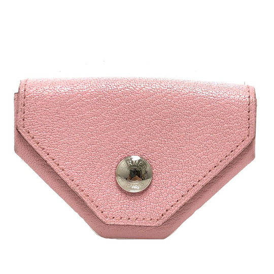HERMES Coin case Shave pink Revan Cattle Women Used Authentic