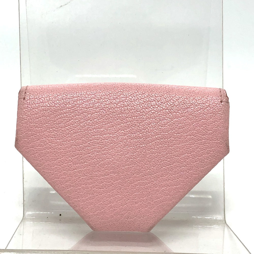 HERMES Coin case Shave pink Revan Cattle Women Used Authentic