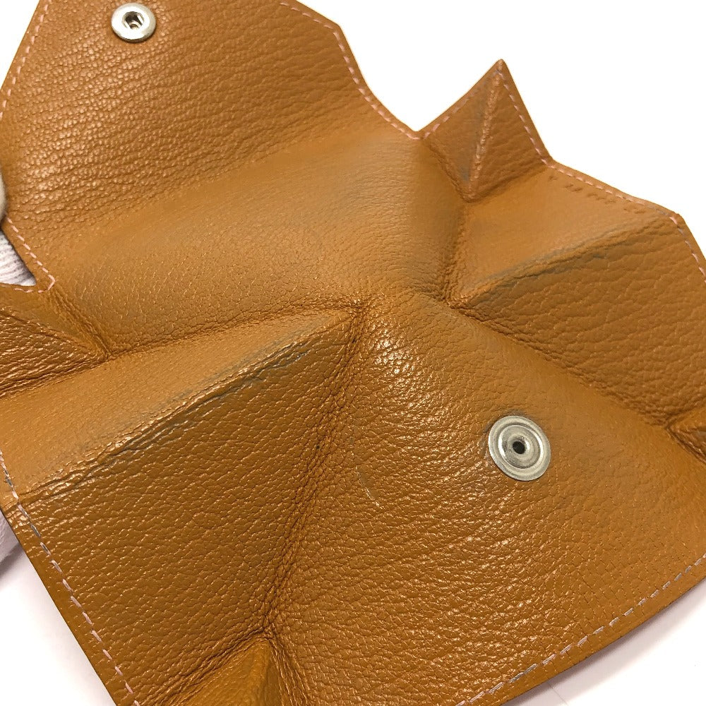 HERMES Coin case Shave pink Revan Cattle Women Used Authentic