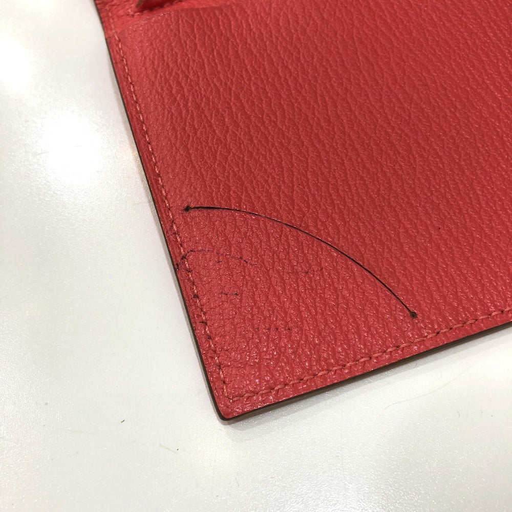 HERMES Notebook cover Shave pink Writing instruments Agenda Vision 2 Women Used Authentic