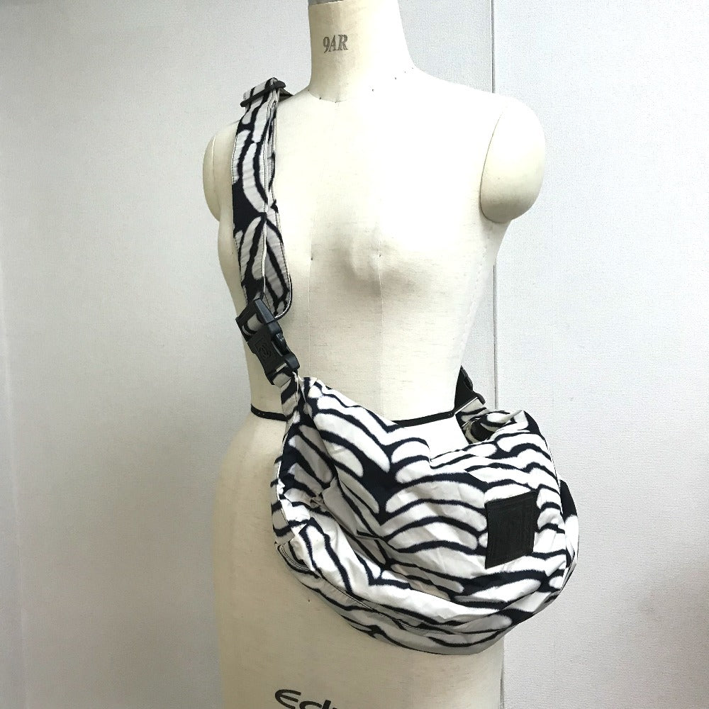 CHANEL Shoulder Bag Nylon white Sports CC COCO Mark Women Used Authentic