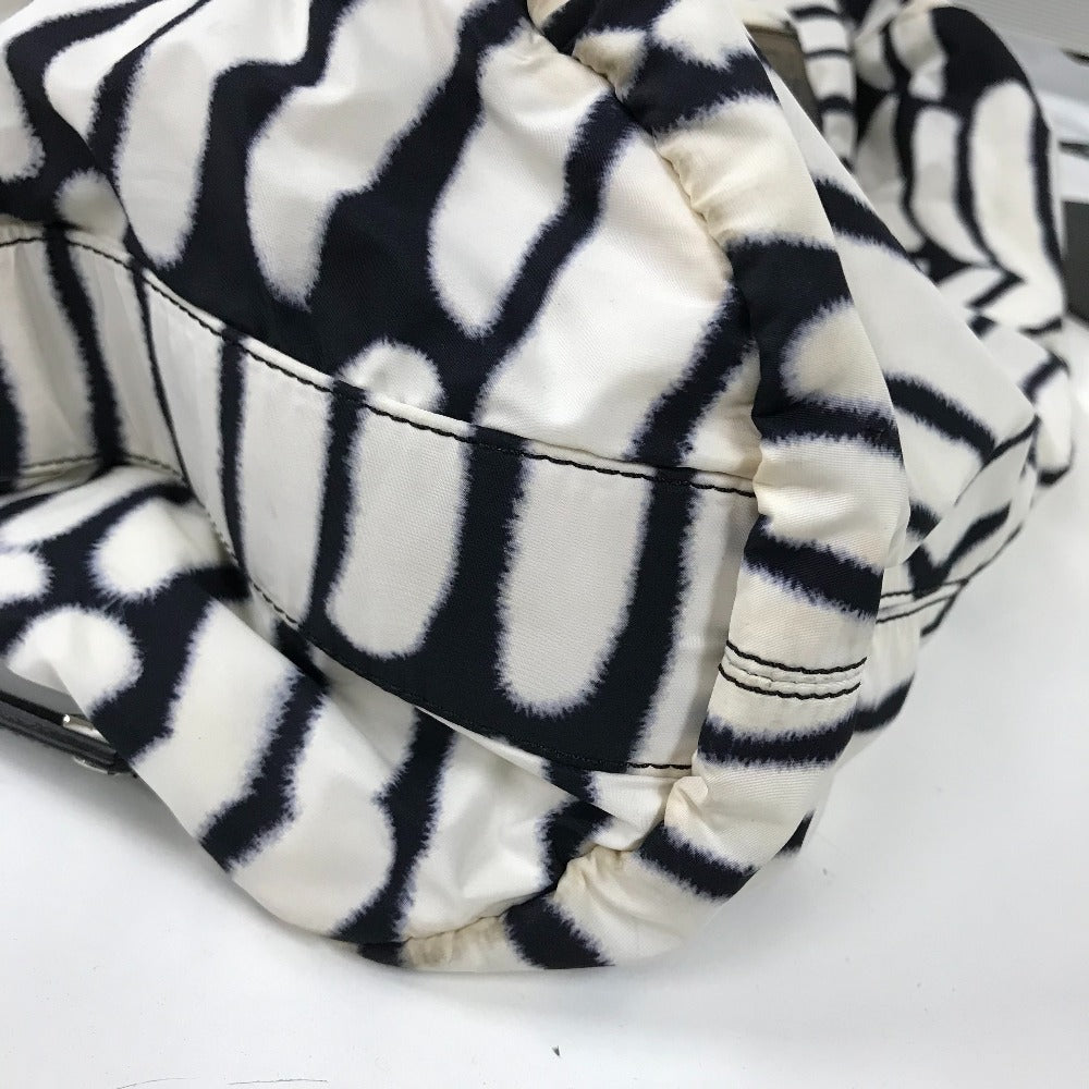 CHANEL Shoulder Bag Nylon white Sports CC COCO Mark Women Used Authentic