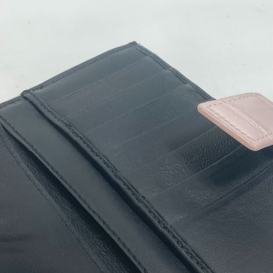 Alexander Wang Long Wallet Purse leather pink Rhinestone Skull Women Used Authentic