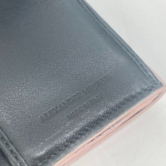 Alexander Wang Long Wallet Purse leather pink Rhinestone Skull Women Used Authentic