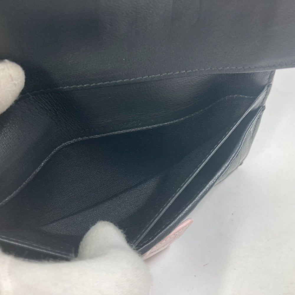 Alexander Wang Long Wallet Purse leather pink Rhinestone Skull Women Used Authentic