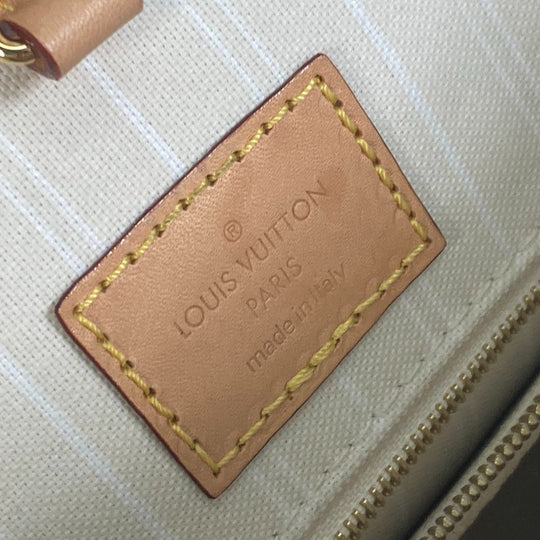 LOUIS VUITTON Tote Bag M57872 Monogram Giant Canvas, Straw blue Monogram Giant ON THE GO GM MYKONOS EXCLUSIVE MYKONOS Women Used Authentic