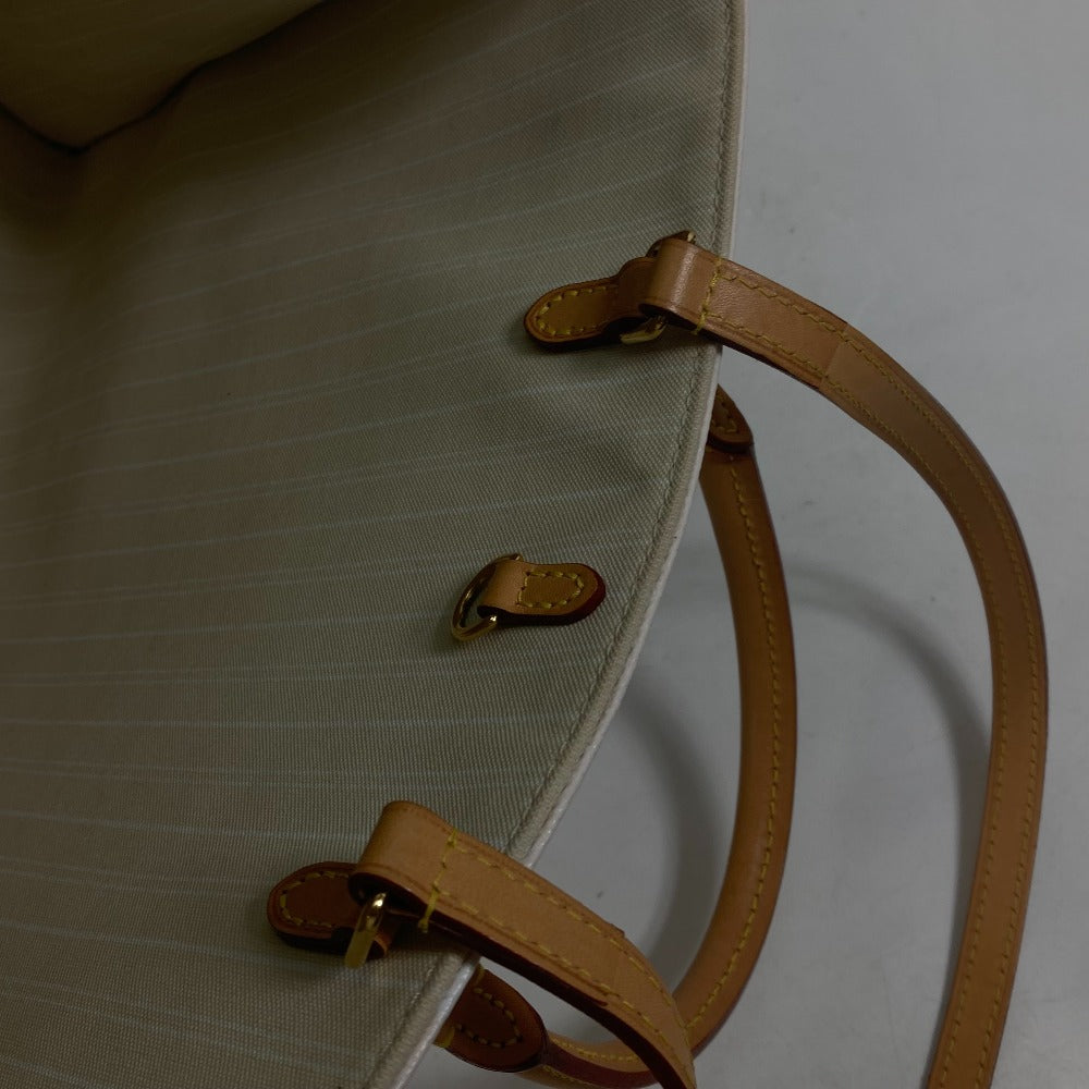 LOUIS VUITTON Tote Bag M57872 Monogram Giant Canvas, Straw blue Monogram Giant ON THE GO GM MYKONOS EXCLUSIVE MYKONOS Women Used Authentic